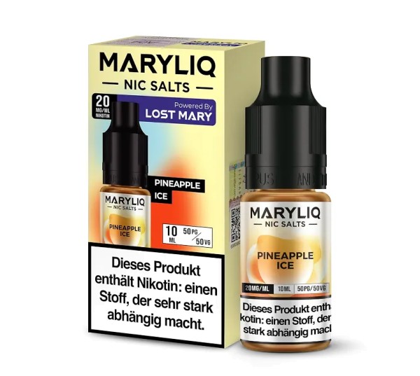 MARYLIQ - Pineapple Ice - Nikotinsalz Liquid 20mg