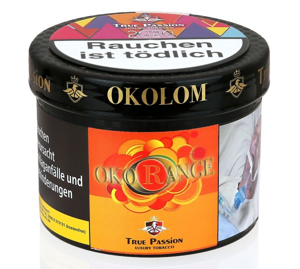 True Passion Okorange Shisha Tabak 200g