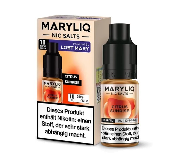 MARYLIQ - Citrus Sunrise - Nikotinsalz Liquid 10mg