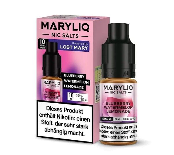 MARYLIQ - Blueberry Watermelon Lemonade - Nikotinsalz Liquid 10mg