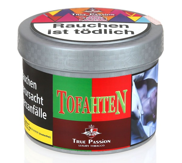 True Passion Tofahten Shisha Tabak 200g