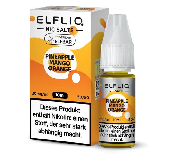 ELFLIQ - Pineapple Mango Orange - Nikotinsalz Liquid 20 mg/ml