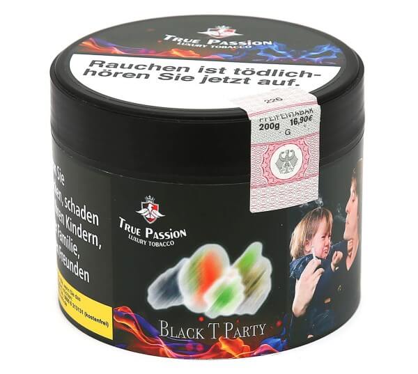 True Passion Black Cup Party Shisha Tabak 200g