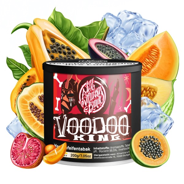 187 Straßenbande Voodoo King Shisha Tabak 200g