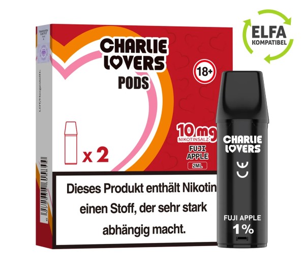 Charlie Lovers Pods - Fuji Apple 2 St. 10mg/ml