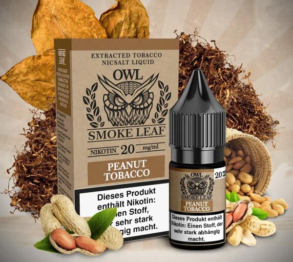 Owl Smoke Leaf - Peanut Tobacco - Nikotinsalz Liquid - 20mg