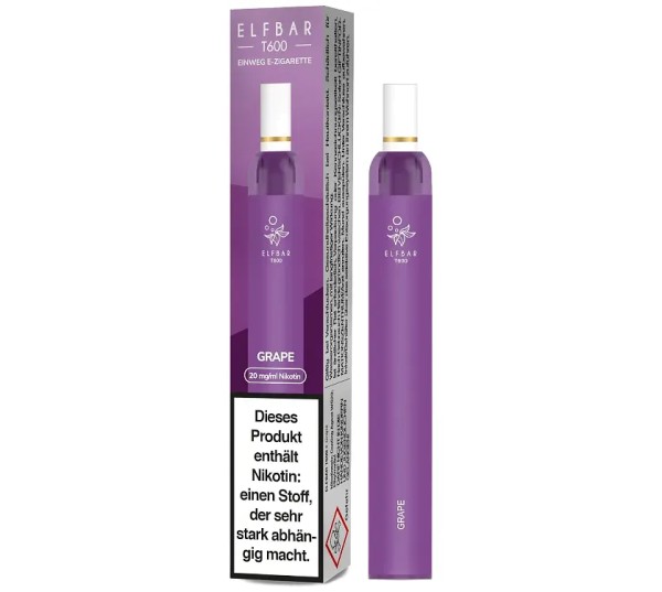 Elf Bar T600 - Grape - Einweg E-Shisha 20mg