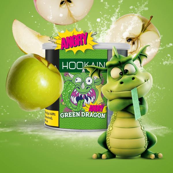 Hookain Angry Green Dragon Shisha Tabak 200g