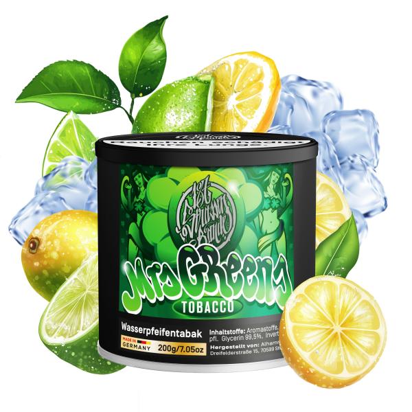 187 Straßenbande Mrs. Green Shisha Tabak 200g