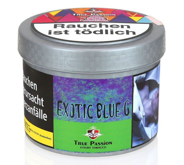 True Passion Exotic Blue G Shisha Tabak 200g