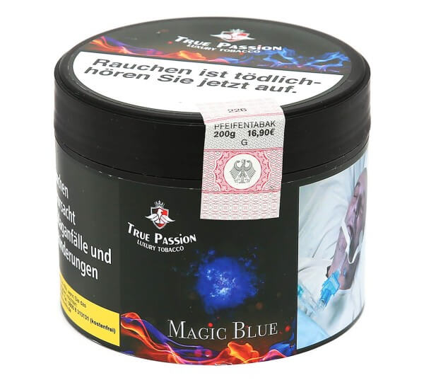 True Passion Magic Blue Shisha Tabak 200g