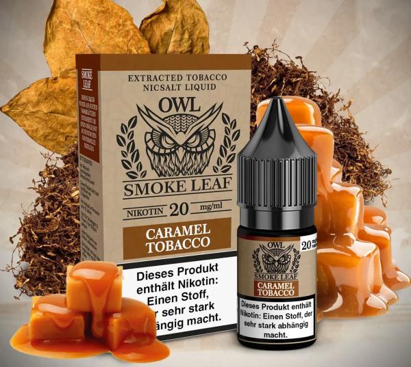 Owl Smoke Leaf - Caramel Tobacco - Nikotinsalz Liquid - 20mg