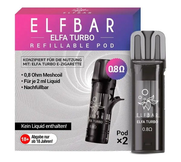 ELFA Turbo Refillable Pod (2 Stück)