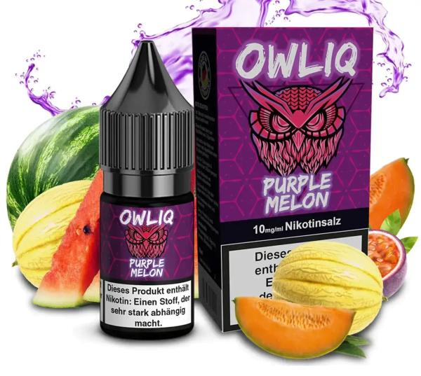 OWLIQ - Purple Melon - Nikotinsalz Liquid - 10mg