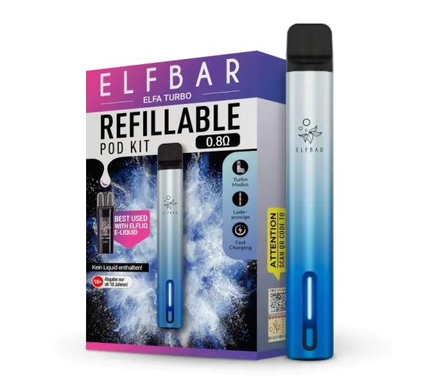 Elfbar Elfa Turbo Kit Aurora Cyan