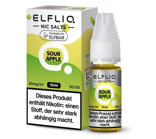 ELFLIQ - Sour Apple - Nikotinsalz Liquid 20 mg/ml