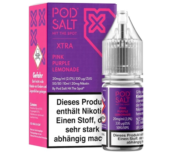 Pod Salt X - Pink Purple Lemonade - Nikotinsalz - 20mg