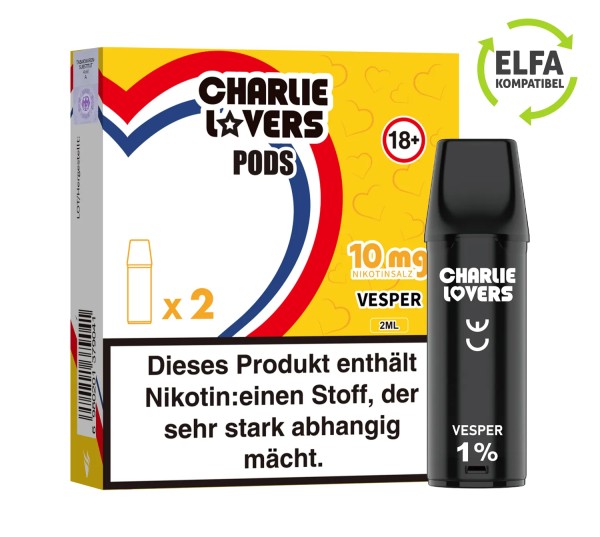 Charlie Lovers Pods - Vesper 2 St. 10mg/ml