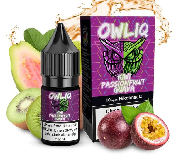 OWLIQ - Kiwi Passionfruit Guava - Nikotinsalz Liquid - 10mg